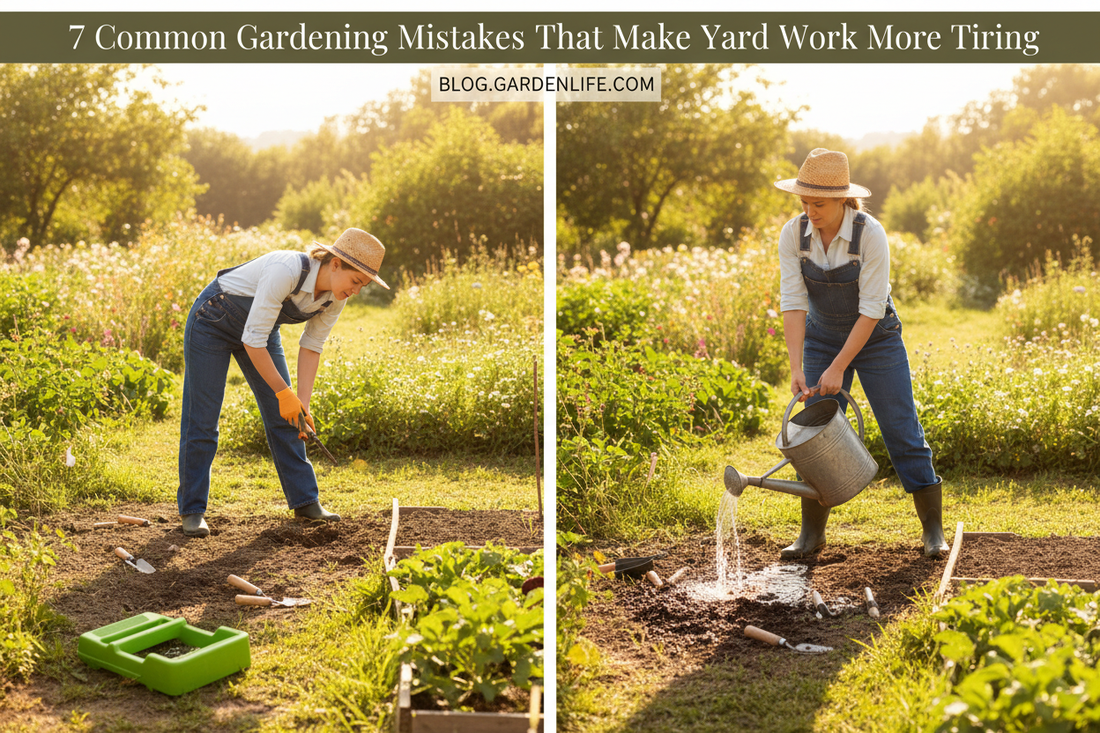 7 Common Gardening Mistakes That Make Yard Work More Tiring