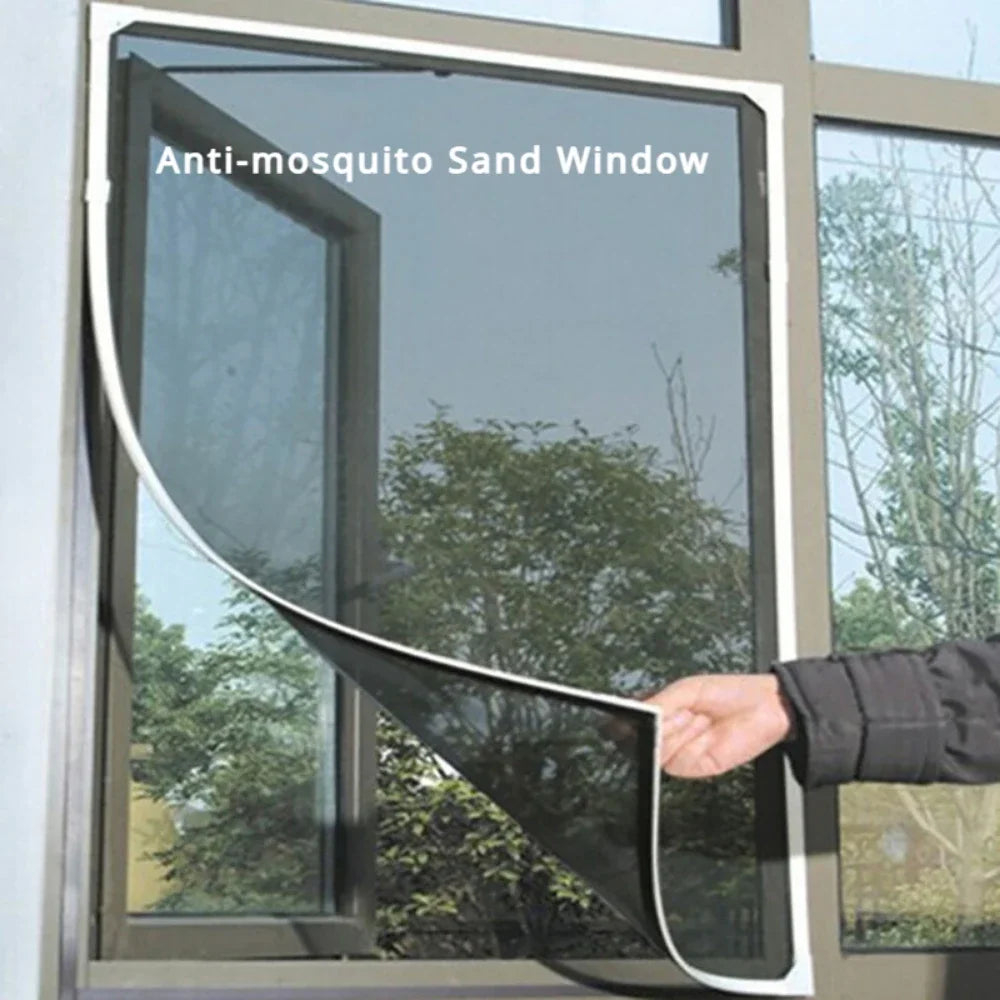 DIY self-adhesive mosquito net for windows and doors