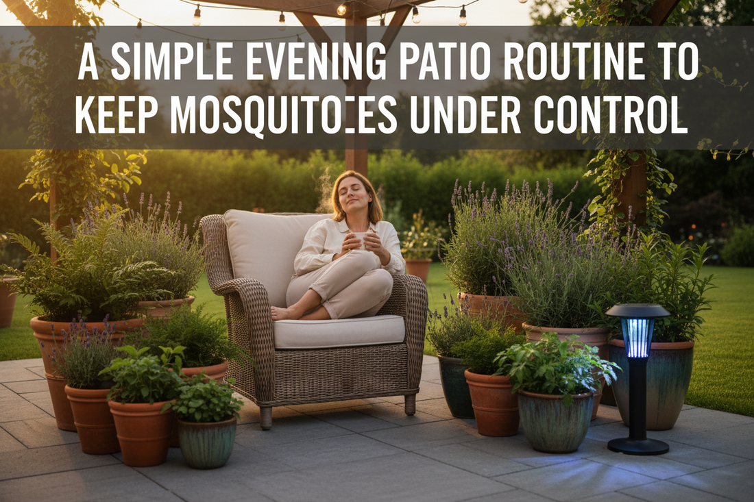 A Simple Evening Patio Routine to Keep Mosquitoes Under Control