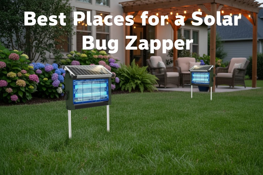 Best Places to Put a Solar Bug Zapper Around Your Patio, Garden, and Backyard