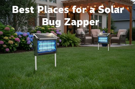 Best Places to Put a Solar Bug Zapper Around Your Patio, Garden, and Backyard