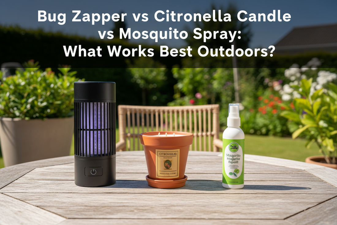 Bug Zapper vs Citronella Candle vs Mosquito Spray: What Works Best Outdoors?