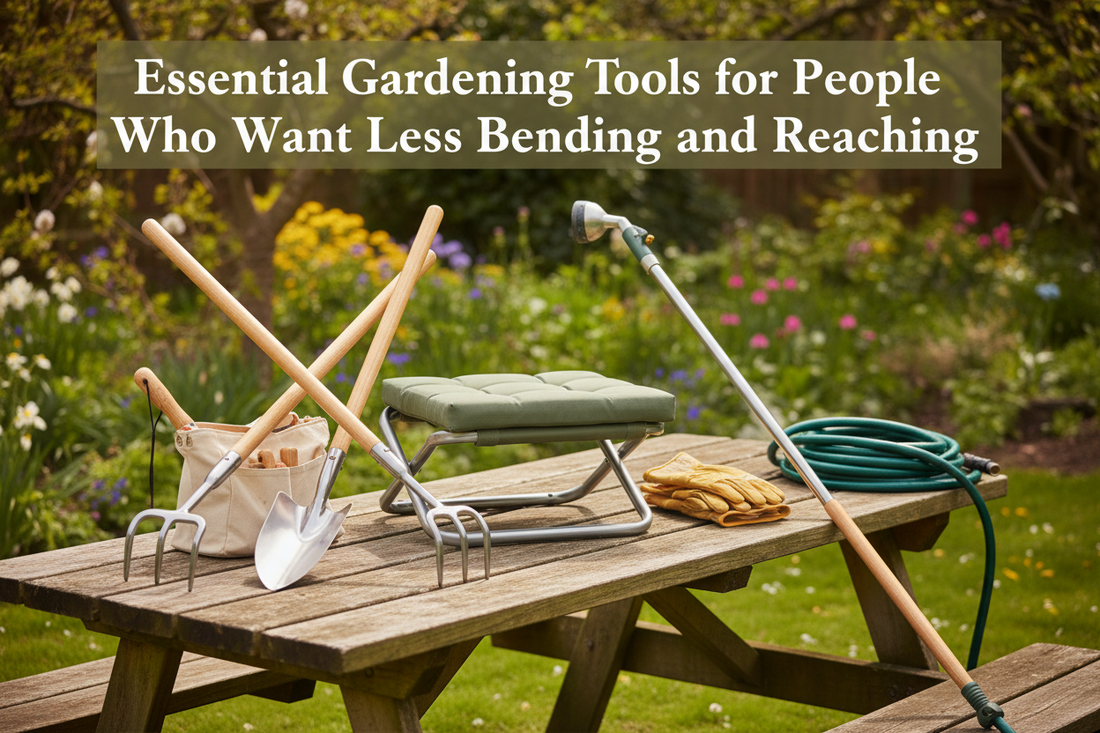 Essential Gardening Tools for Less Bending and Reaching