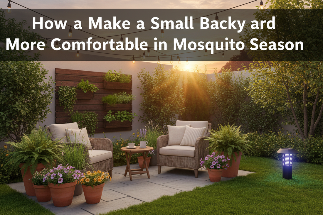 How to Make a Small Backyard More Comfortable in Mosquito Season