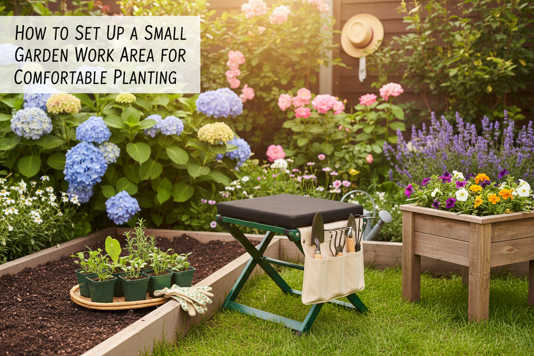 How to Set Up a Small Garden Work Area for Comfortable Planting