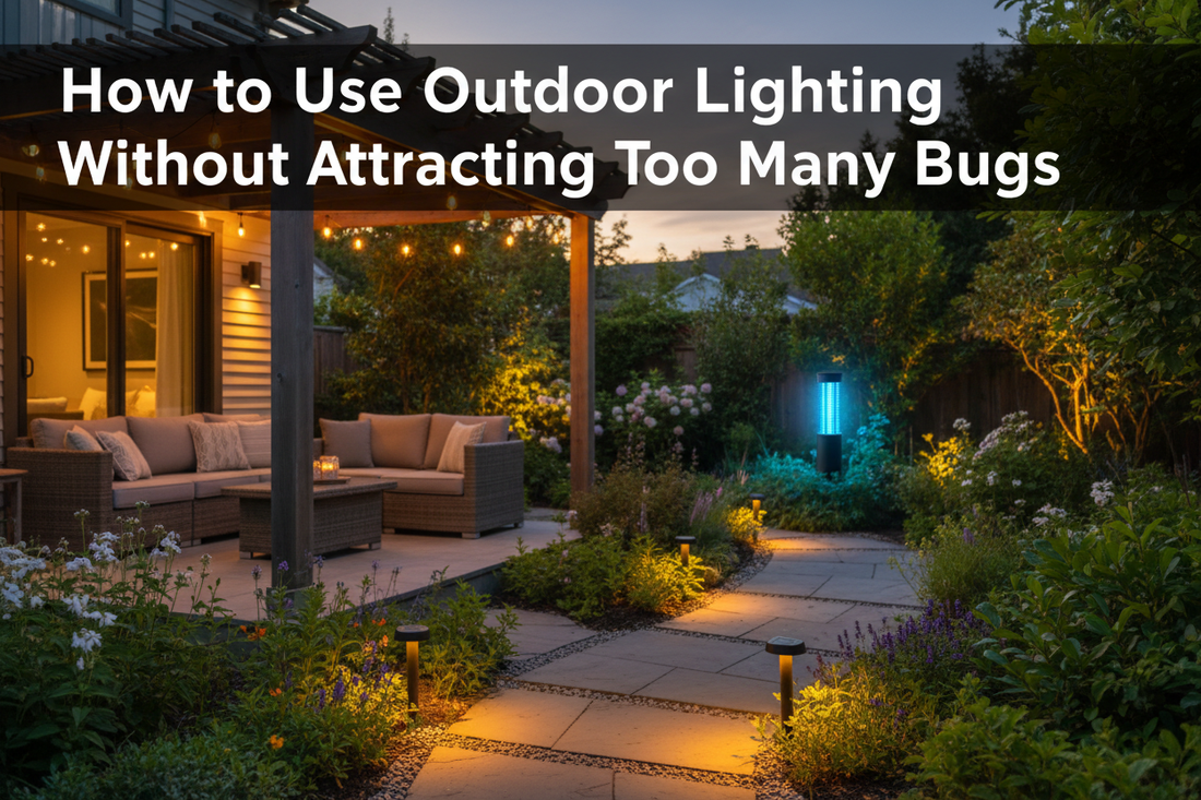 How to Use Outdoor Lighting Without Attracting Too Many Bugs