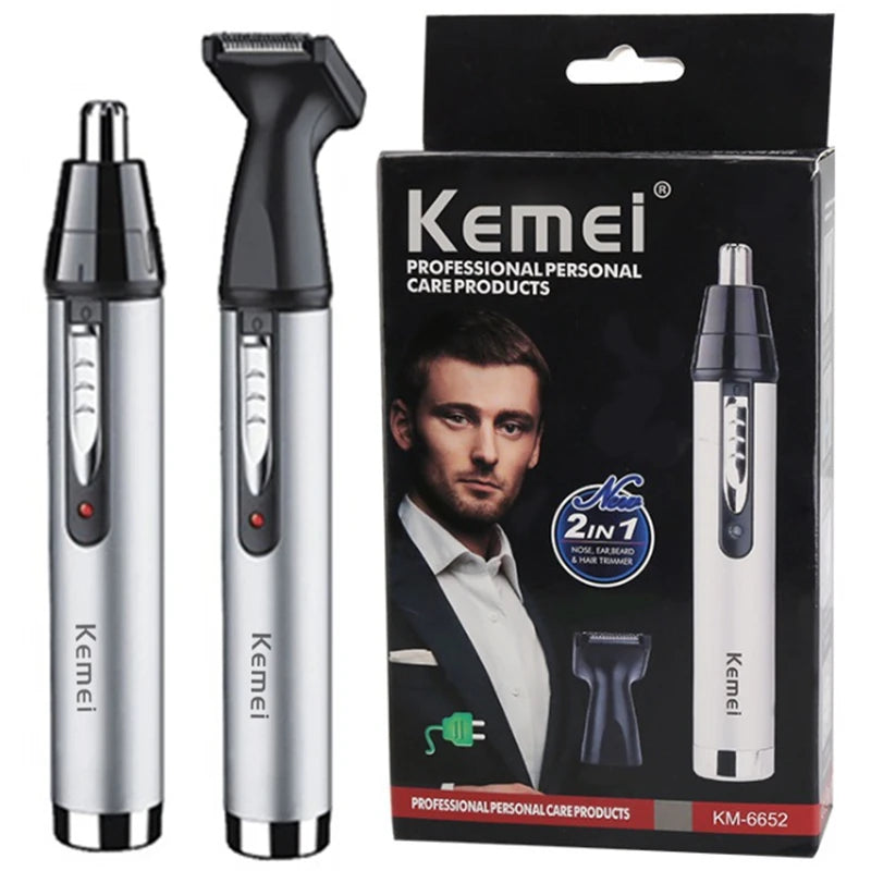Rechargeable Nose & Ear Hair Trimmer for Men Women