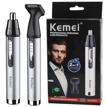 Rechargeable Nose & Ear Hair Trimmer for Men Women