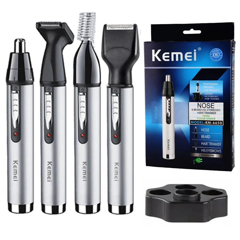Rechargeable Nose & Ear Hair Trimmer for Men Women
