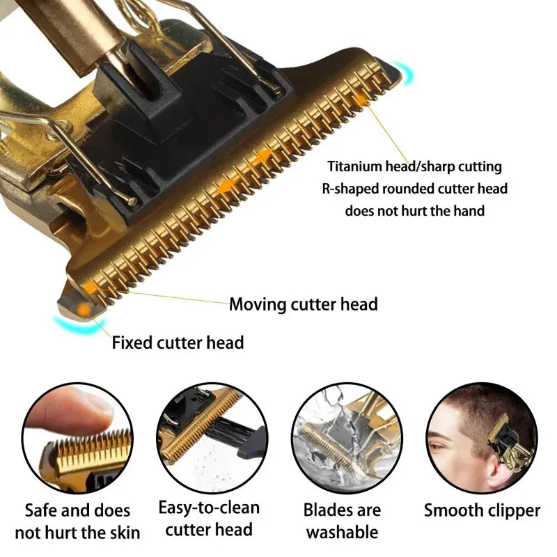 T9 USB Rechargeable Hair Clipper & Beard Trimmer
