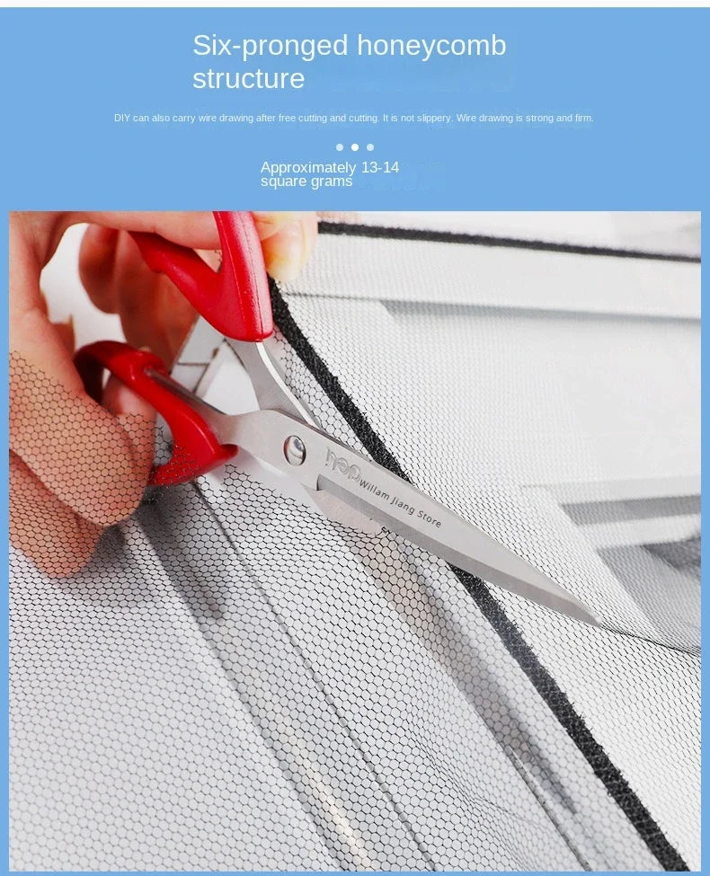 DIY Self-Adhesive Mosquito Net for Windows & Doors