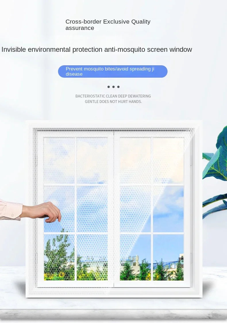 DIY Self-Adhesive Mosquito Net for Windows & Doors