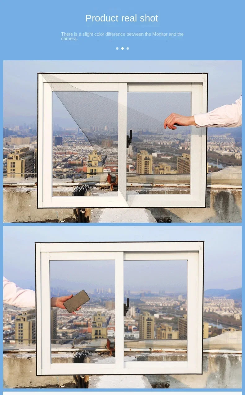 DIY Self-Adhesive Mosquito Net for Windows & Doors