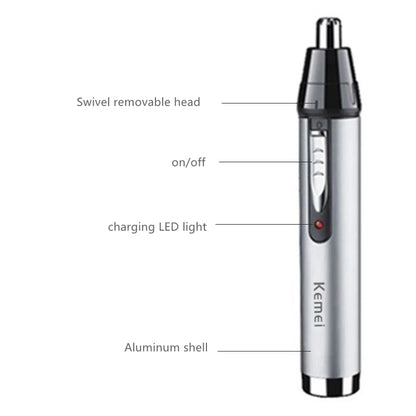 Rechargeable Nose & Ear Hair Trimmer for Men Women